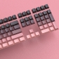 Blackberry 104+29 Keys PBT Doubleshot Side Legends Keycaps Set Cherry Profile for MX Keyboard